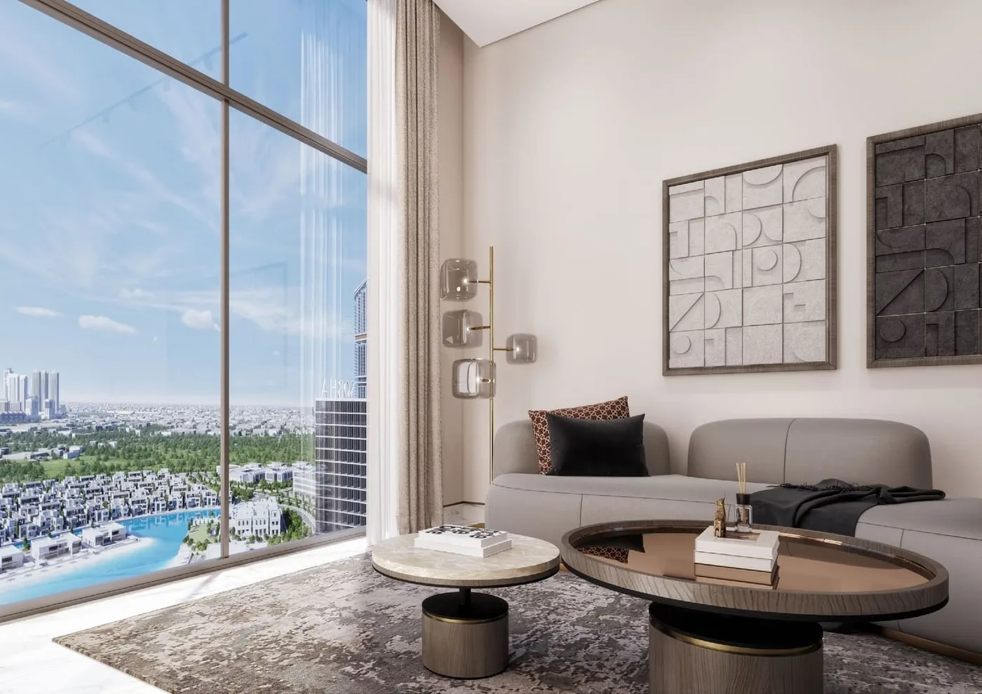 Interior render at 350 Riverside Crescent.