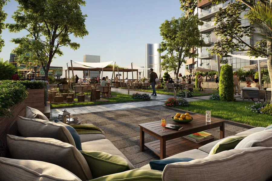 Shaded Seating Areas at Vista 3.