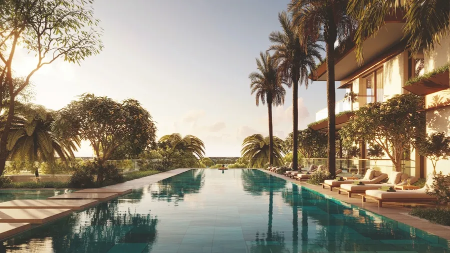 Swimming Pool at Sama Yas.