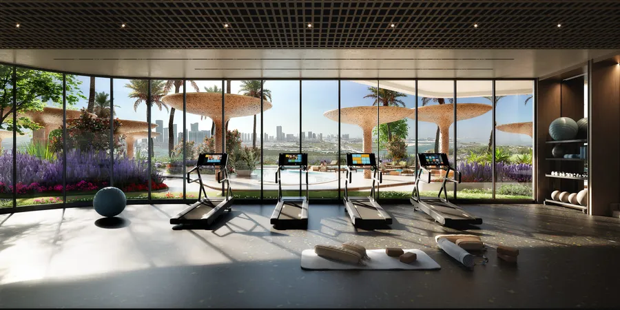 Gym at Rivage.