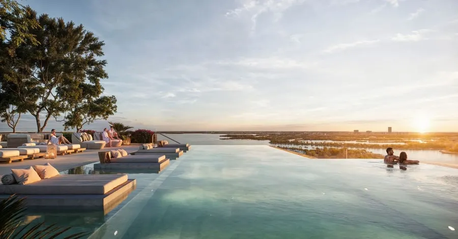 Sky Infinity Pool at Muheira Maysan.