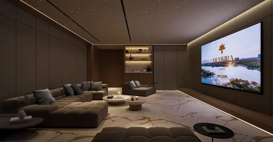 Cinema Room at Muheira Maysan.