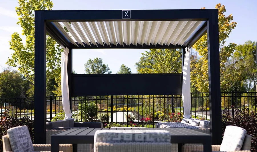 Shaded Seating Areas at Marlin 2.