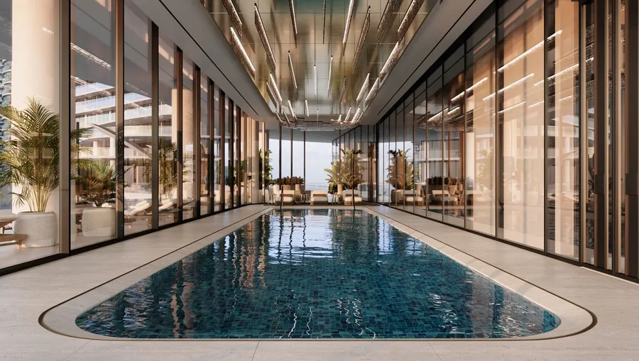 Indoor Swimming Pool at Saas Heights.