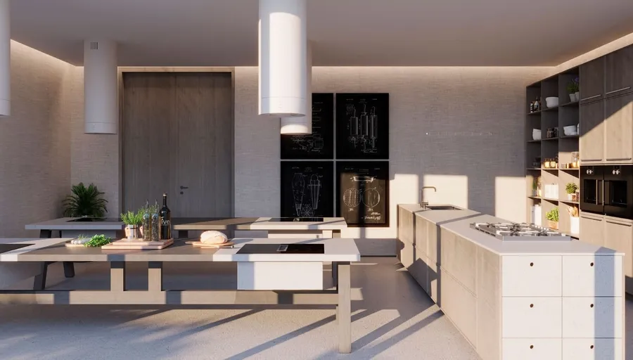 Community Kitchen at Saas Heights.