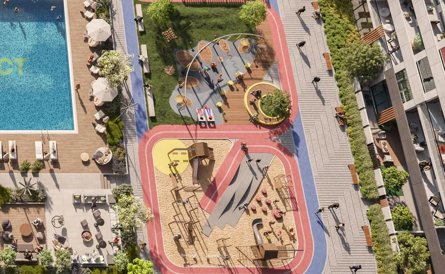 Kids Play Areas at The District.