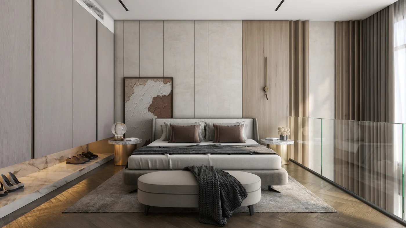 Interior render at The District.