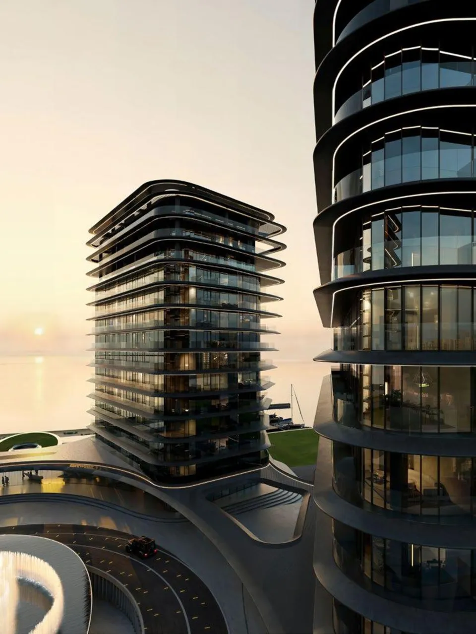 Brabus Island, Al Seef, Abu Dhabi · render 3