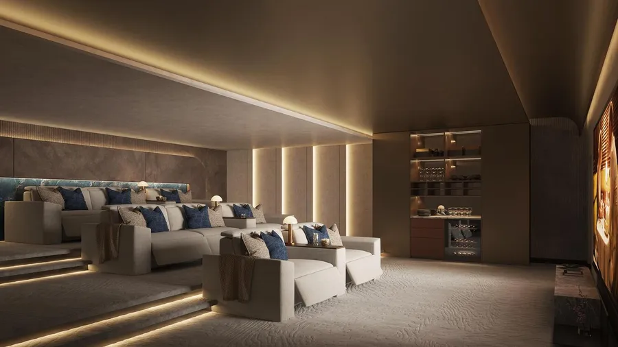 Cinema at Waldorf Astoria Residences Yas.