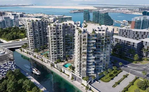 Bab Al Qasr Canal View Residence 22, Al Raha Beach, Abu Dhabi · render 1