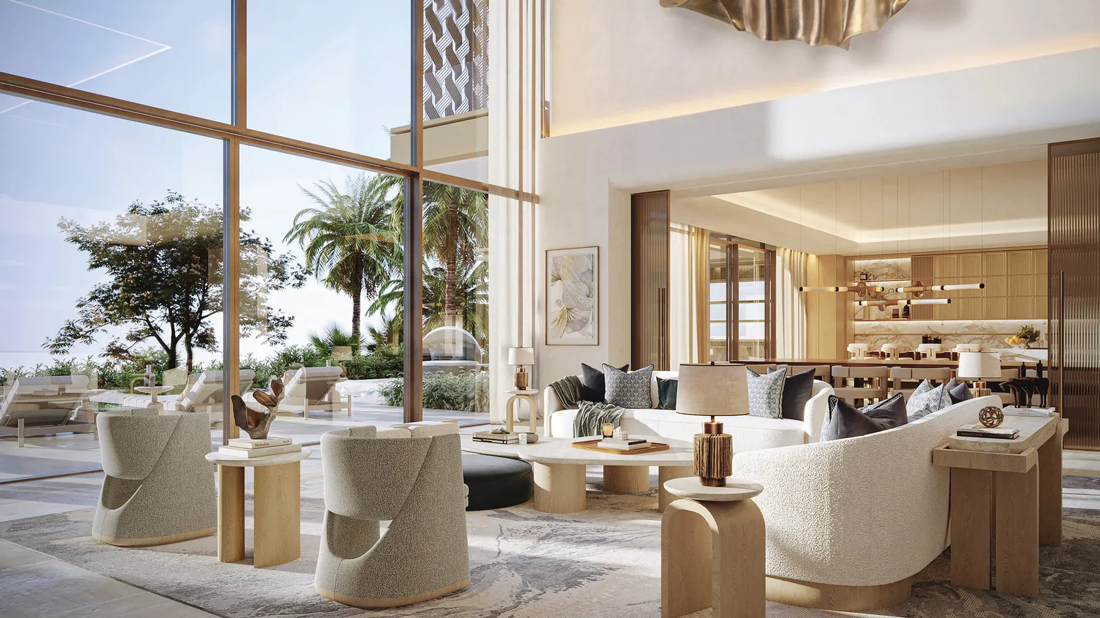 Four Seasons Private Residences Abu Dhabi at Saadiyat Beach, Saadiyat Island, Abu Dhabi · render 4