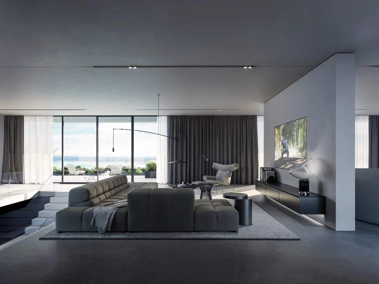 Interior render at Brabus Island Chapter Two - The Villas.