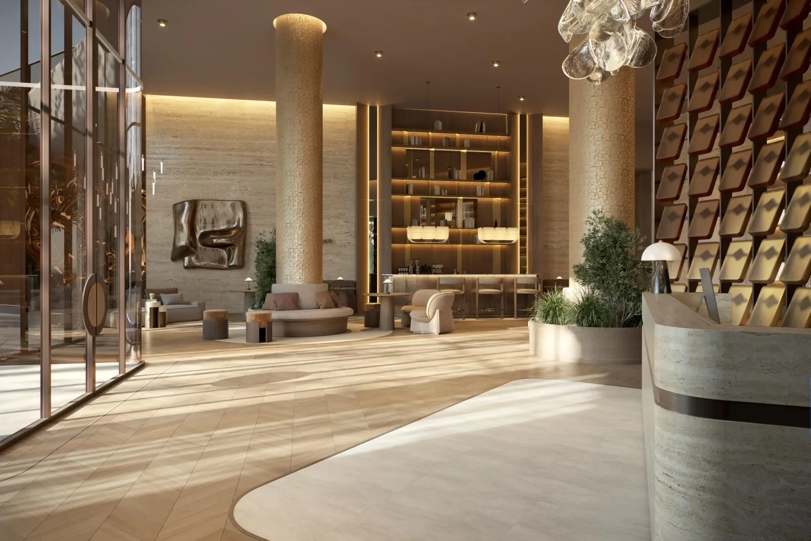 The Row Saadiyat, Abu Dhabi · render 4