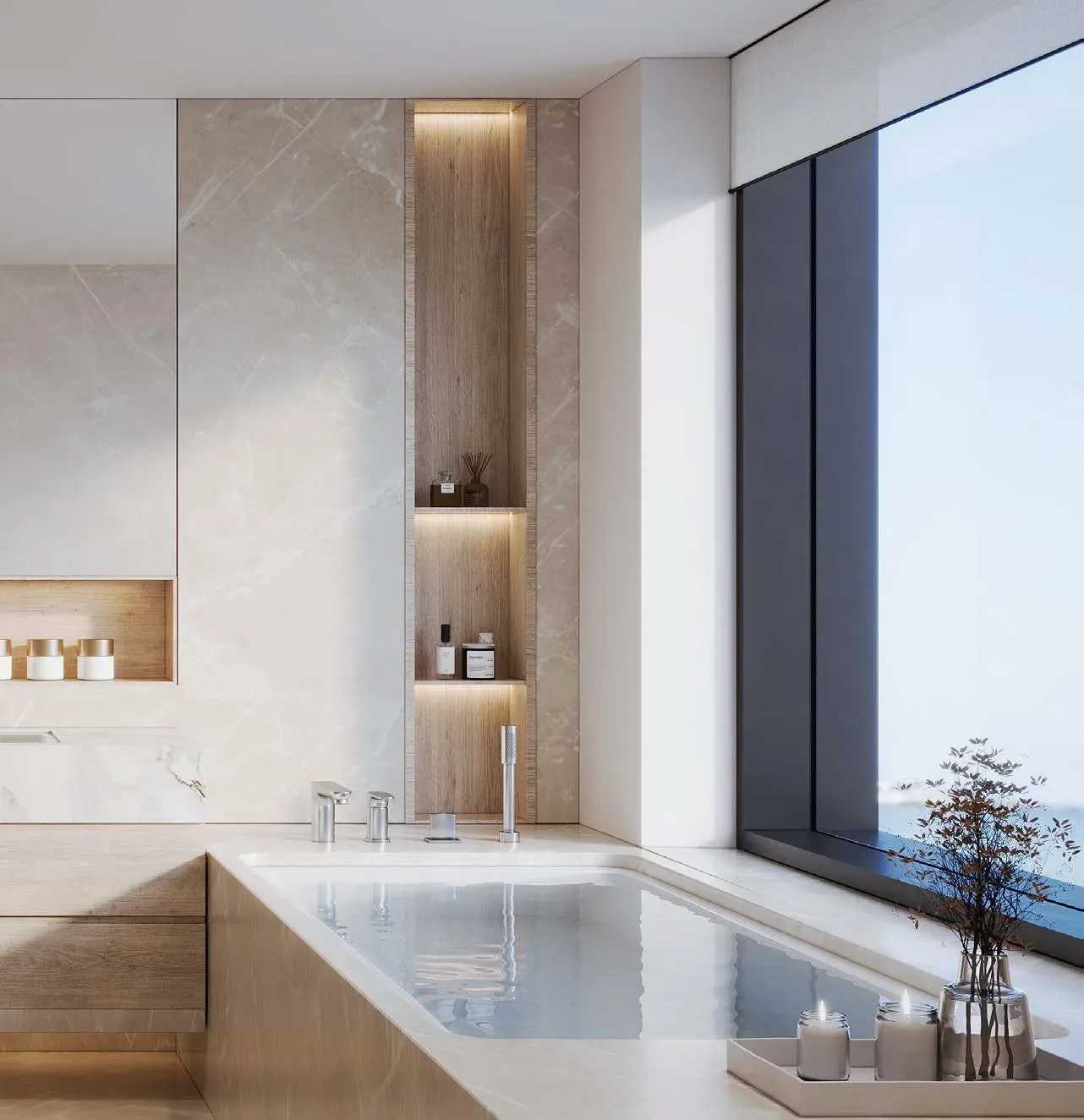 Interior render at Sunstone.