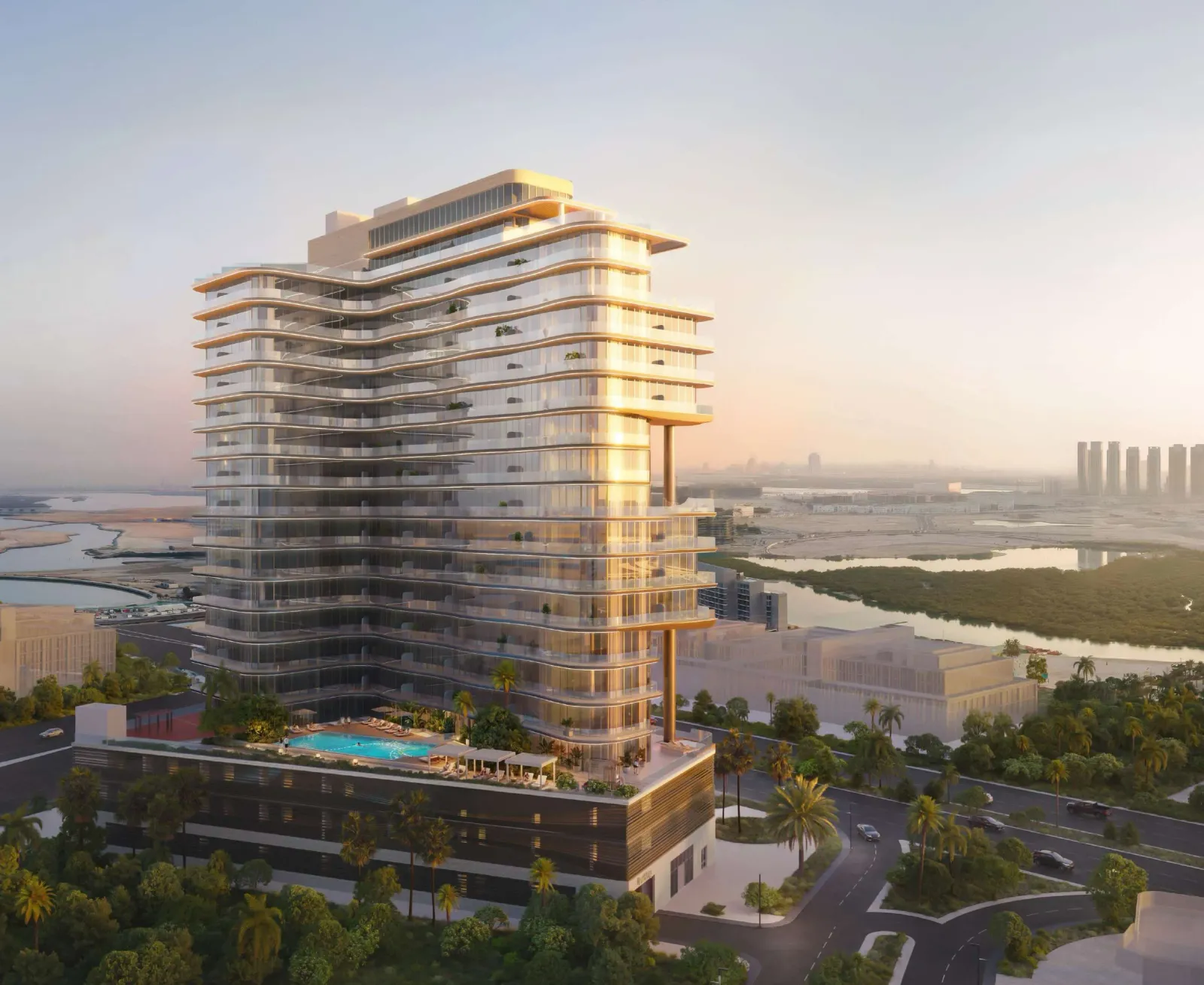 A1LA Residence, Abu Dhabi · render 3