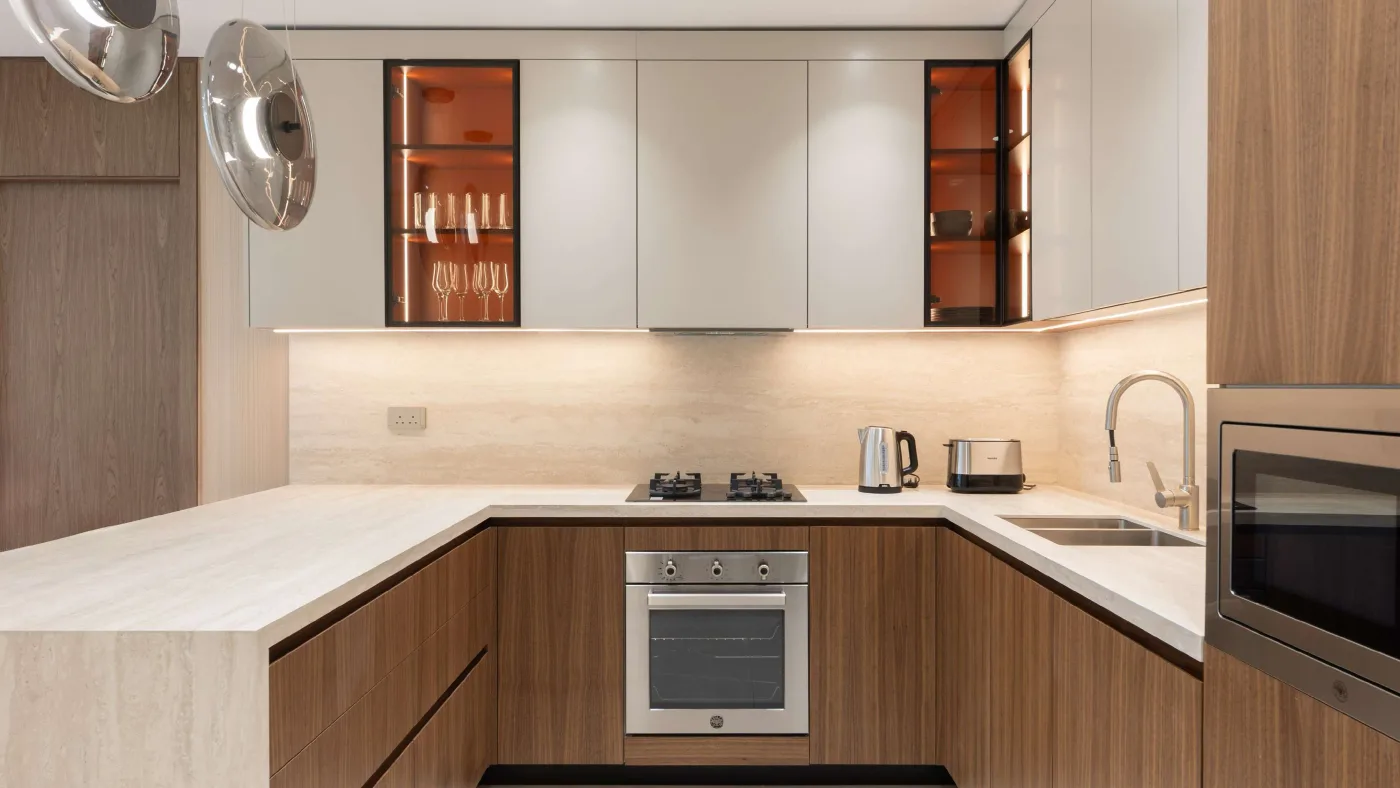 Interior render at A1LA Residence.