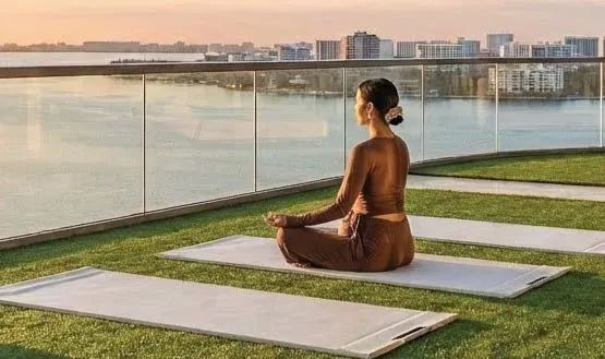 Yoga & Meditation Area at Bab Al Qasr Sea View Residence 51.