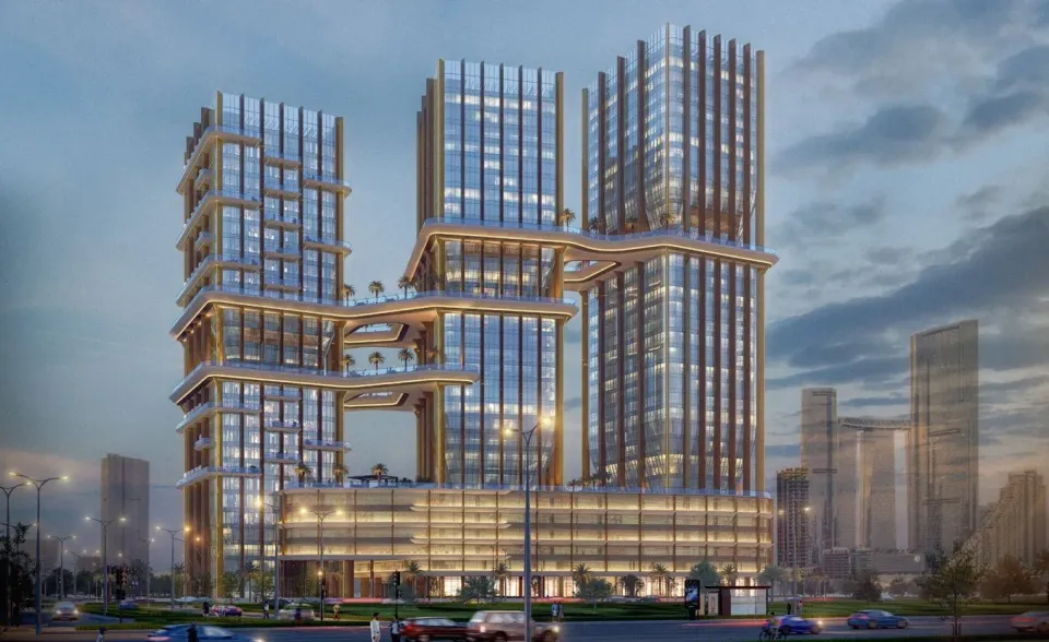 Radiant Bridges, Abu Dhabi · render 1