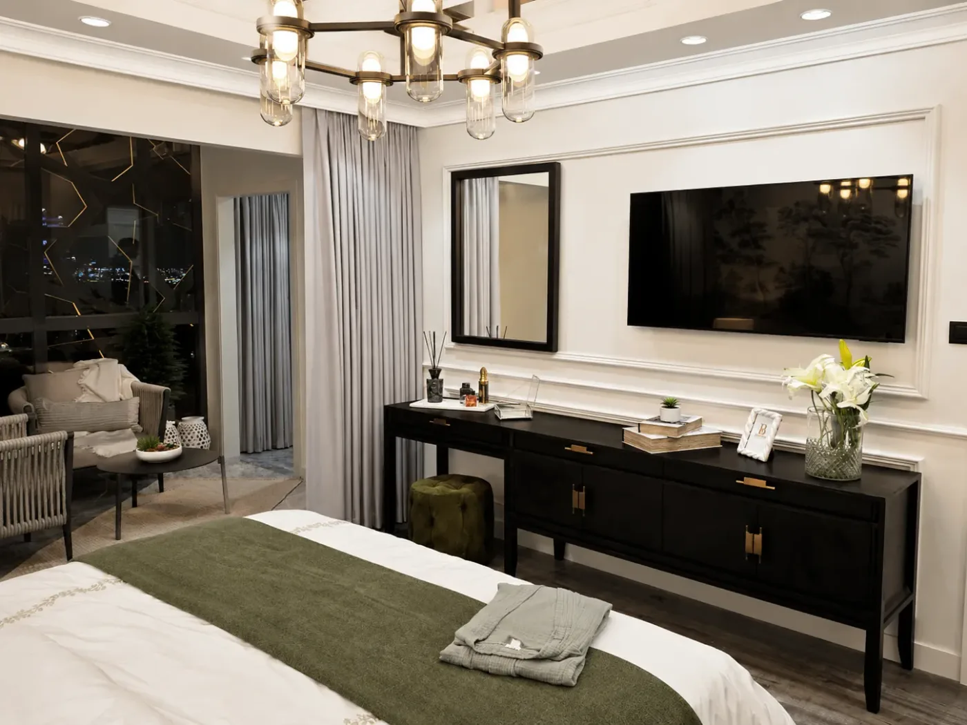 Interior render at Bab Al Qasr Garden Residences 65.