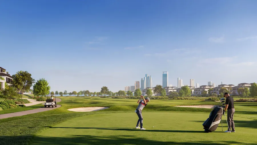 18-Hole Golf Course at Hudayriyat Golf Estates.