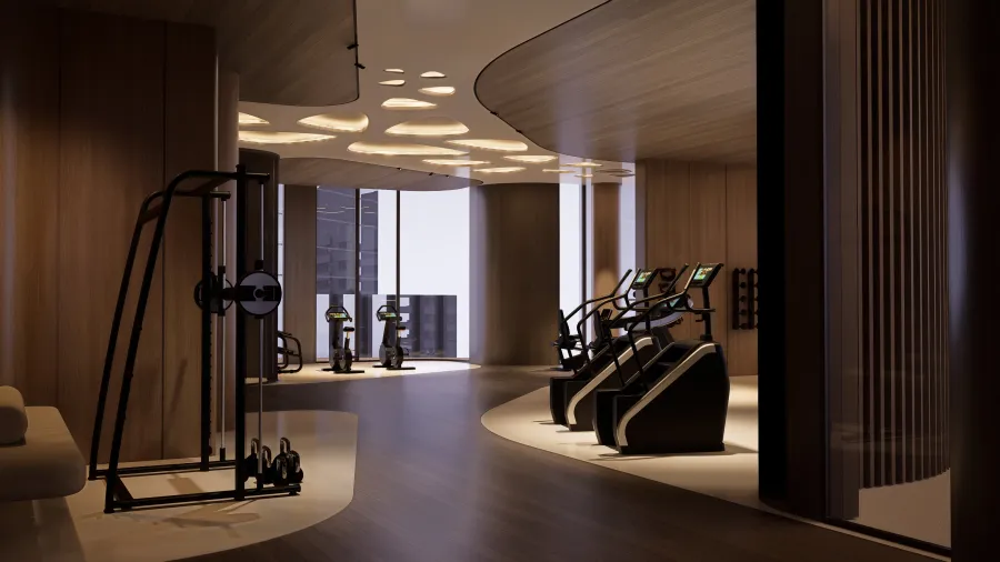 Fitness Center at Flow 25.