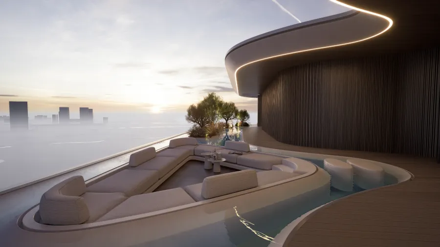 Sky View Lounge at Flow 25.