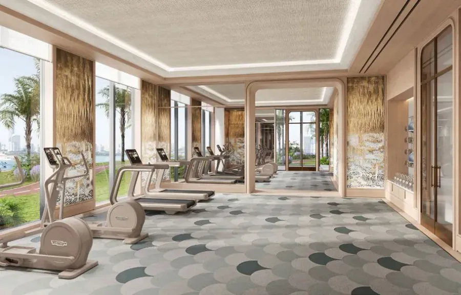 Gym at Rixos Al Reem Residences.