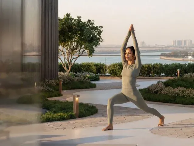Yoga at Rixos Al Reem Residences.