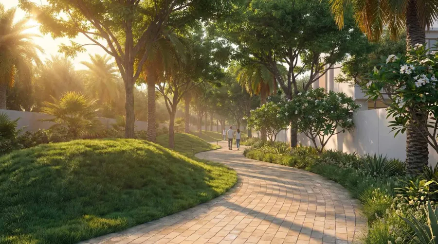 Walking Area at Fay Valley.