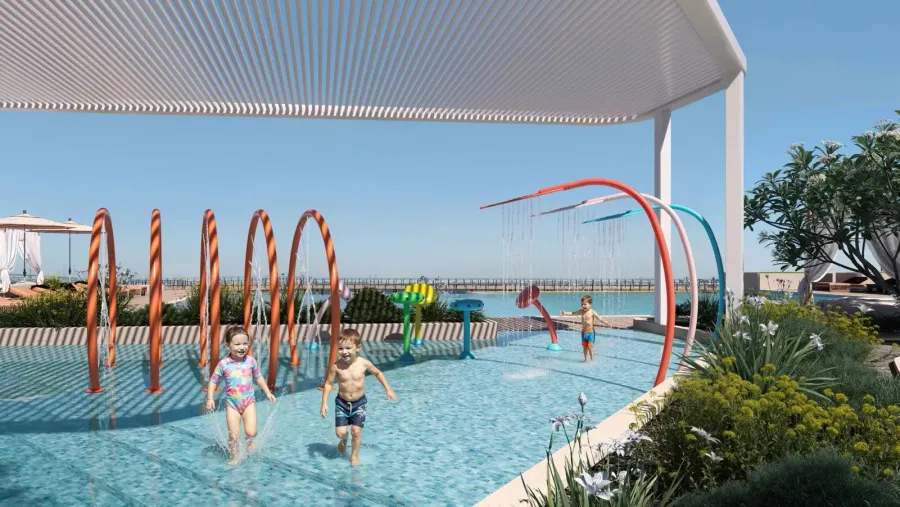 Kids Pool & Splash Zone at Bashayer.