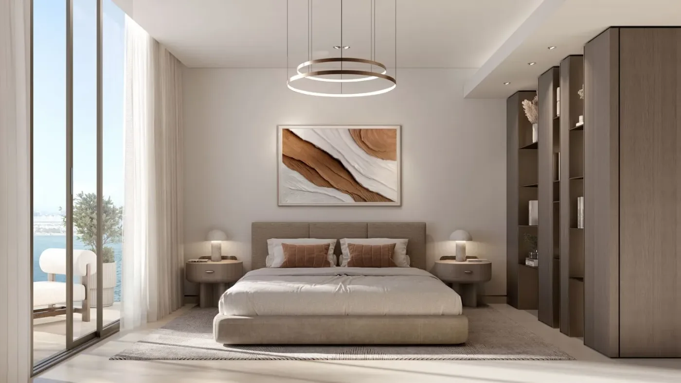 Interior render at Bashayer.