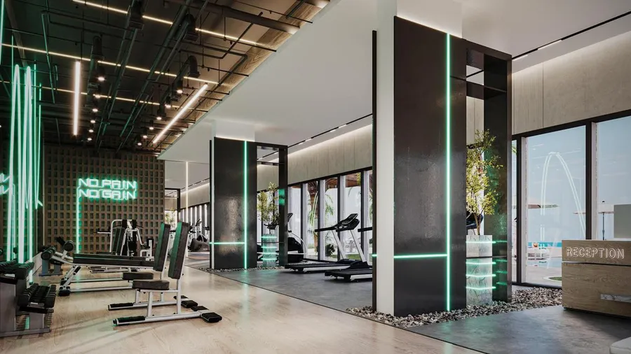 Gym at One Central.