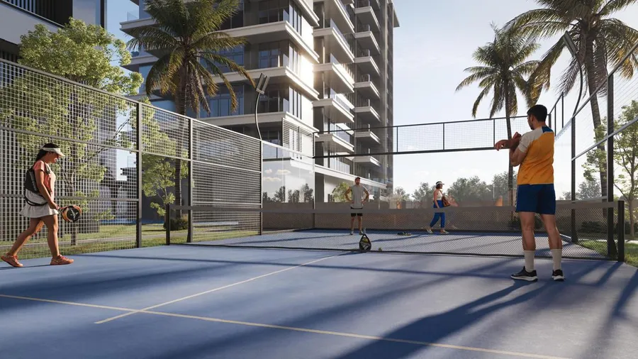 Padel Court at One Central.