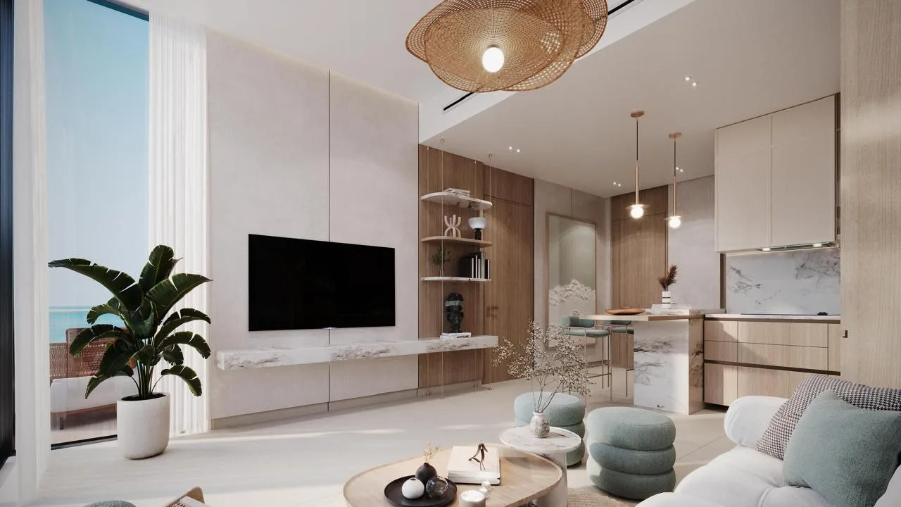 Interior render at One Central.