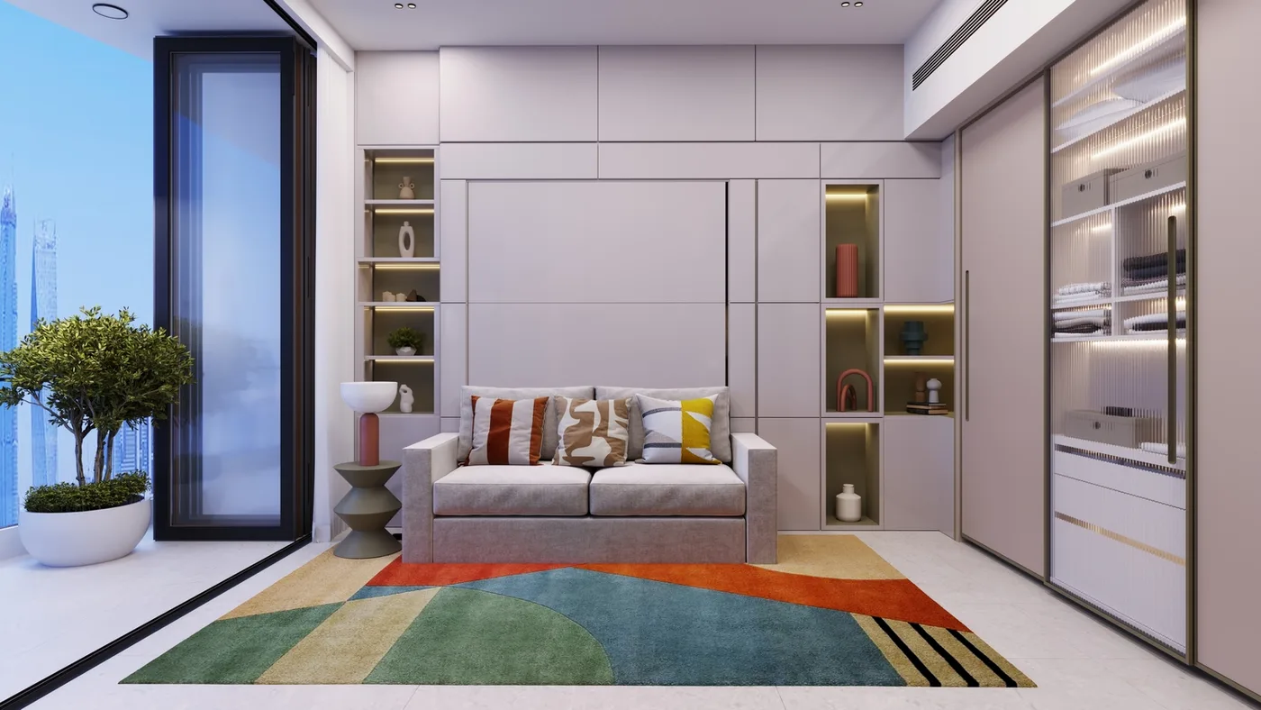 Interior render at Colibri Views.