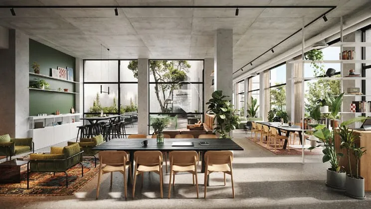 Flex Workspace at Enta Residences.