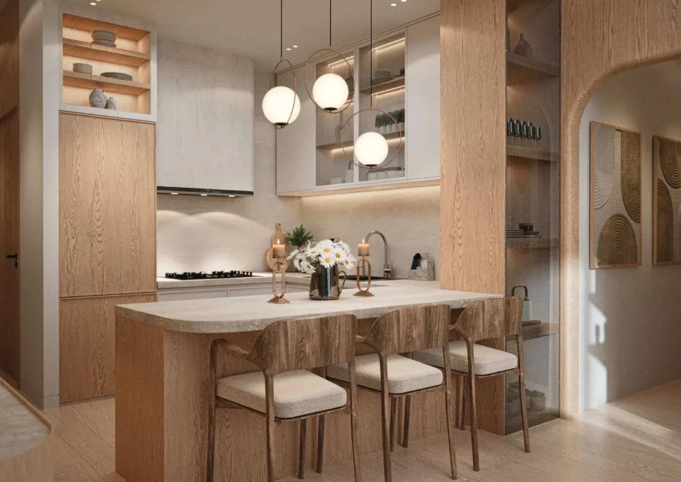 Interior render at Azure by Lapis.