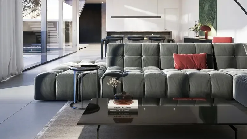 Interior render at Sequoia.