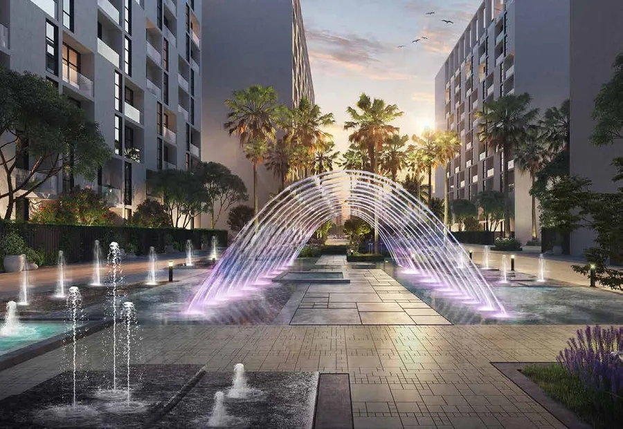 Water Features at Al Mamsha Sharjah.