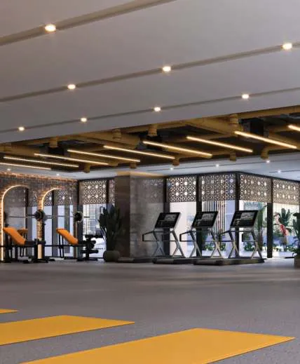 Gym at Faradis Tower.