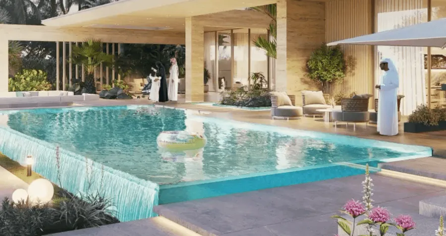 Swimming Pool at Al Thuraya Island.