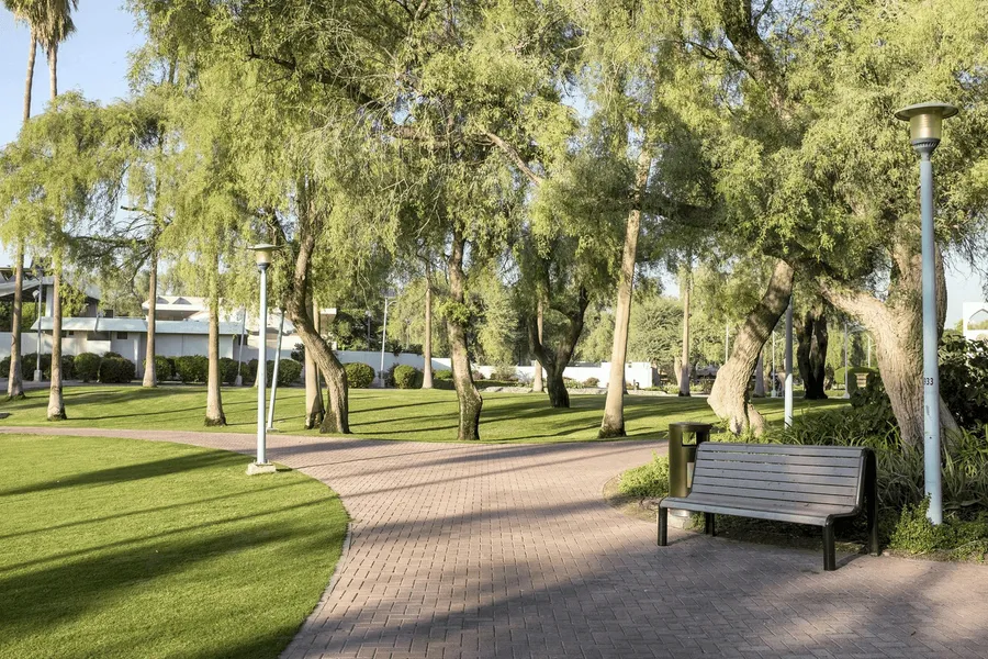 Outdoor Walking Area at Nesba 3.