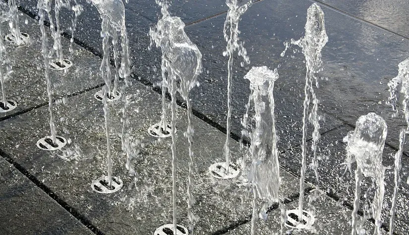 Splash Water Feature at Olfah.