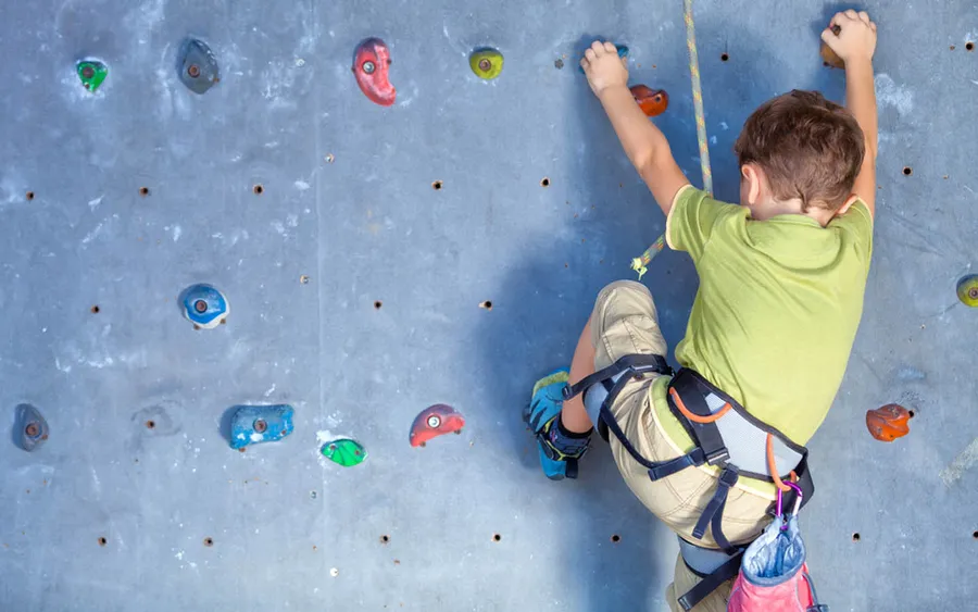 Climbing at Olfah.