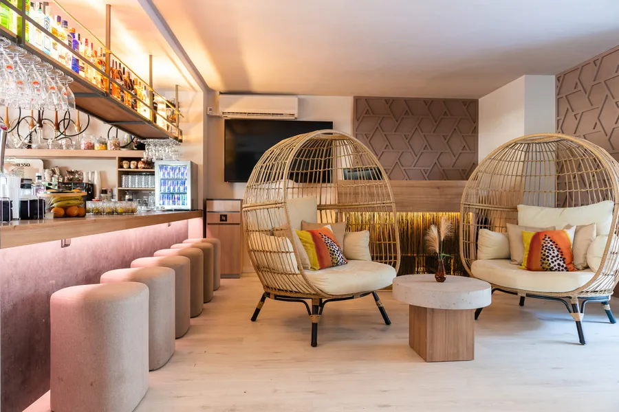 Cafe Lounge at AYA Beachfront Residences.