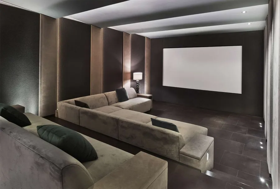 Indoor Cinema at AYA Beachfront Residences.