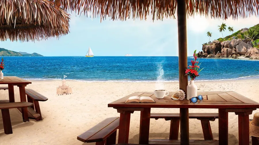 Beach Cafe at AYA Beachfront Residences.