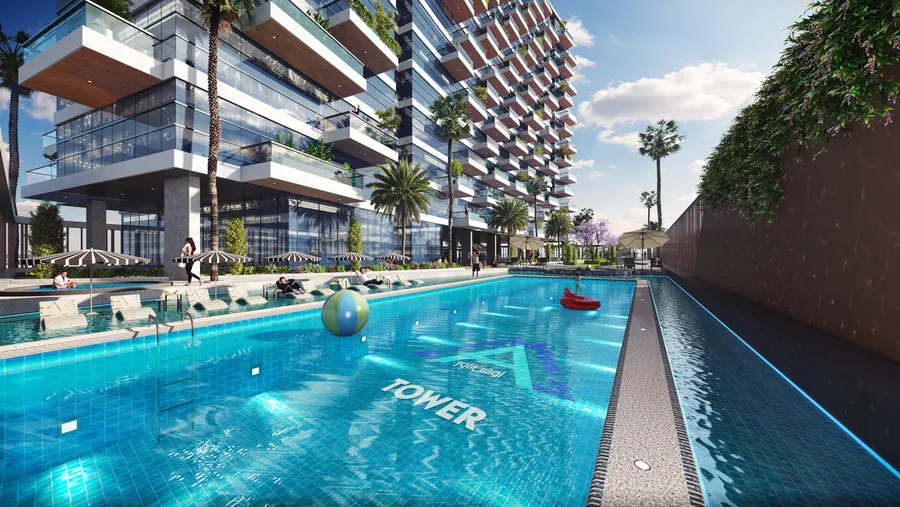 Swimming Pool at Ocean Tower.