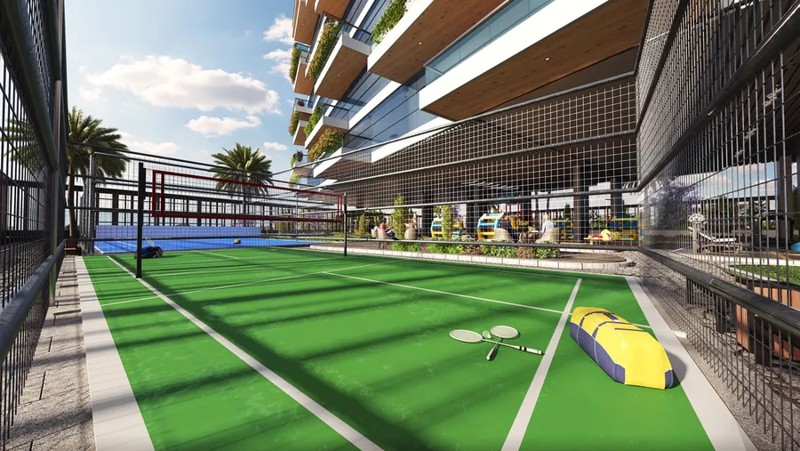 Badminton Court at Ocean Tower.