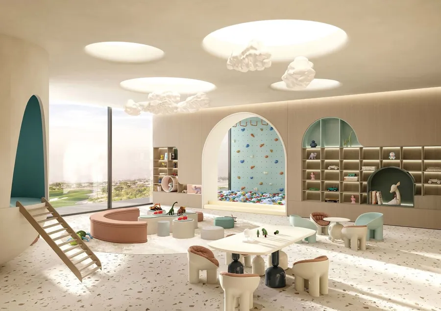 Indoor Kids Play Area at Golf Place.